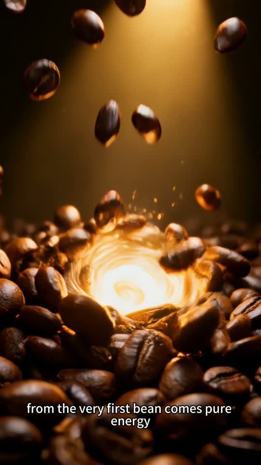 AIGC Coffee commercial AI avatar